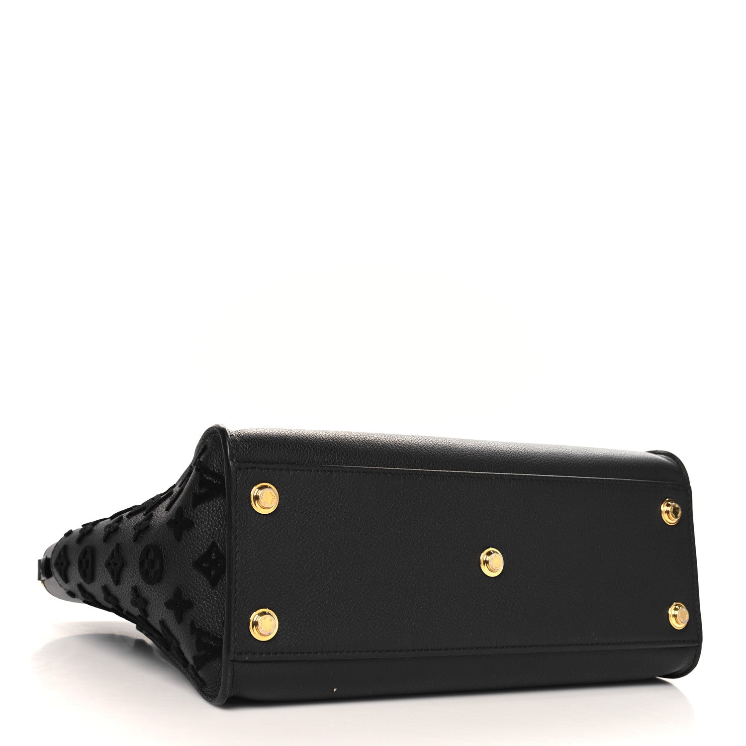 Calfskin Monogram Tufting On My Side Black