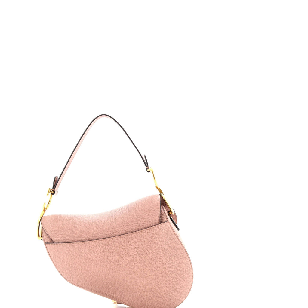 Saddle Handbag with Strap Leather Medium