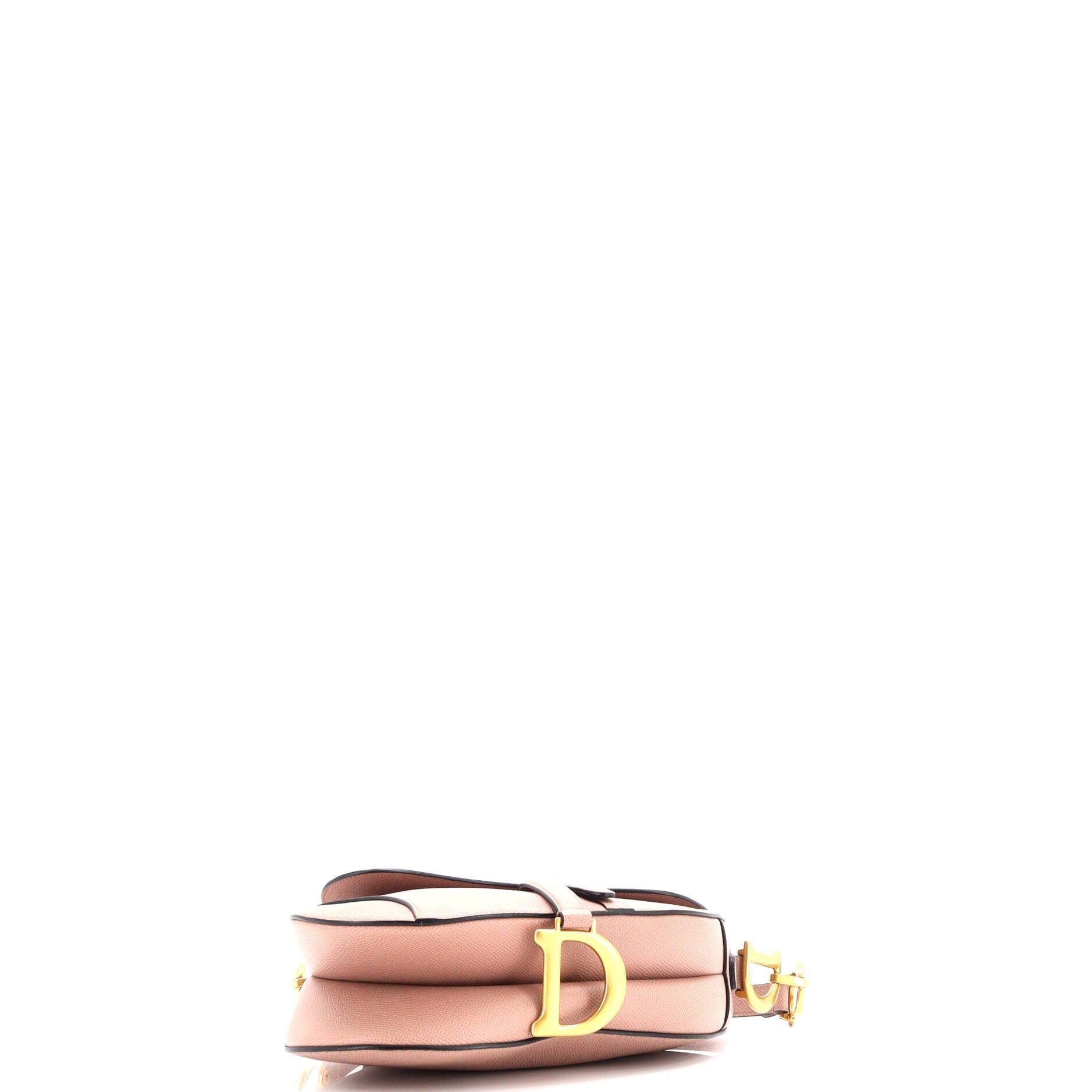 Saddle Handbag with Strap Leather Medium