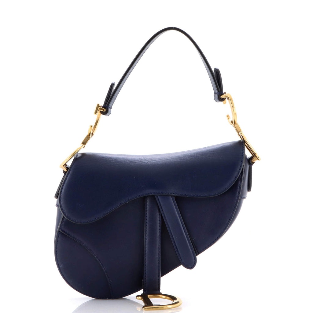 Saddle Handbag Leather Mini