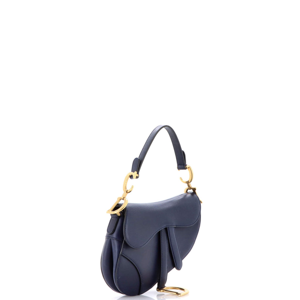 Saddle Handbag Leather Mini