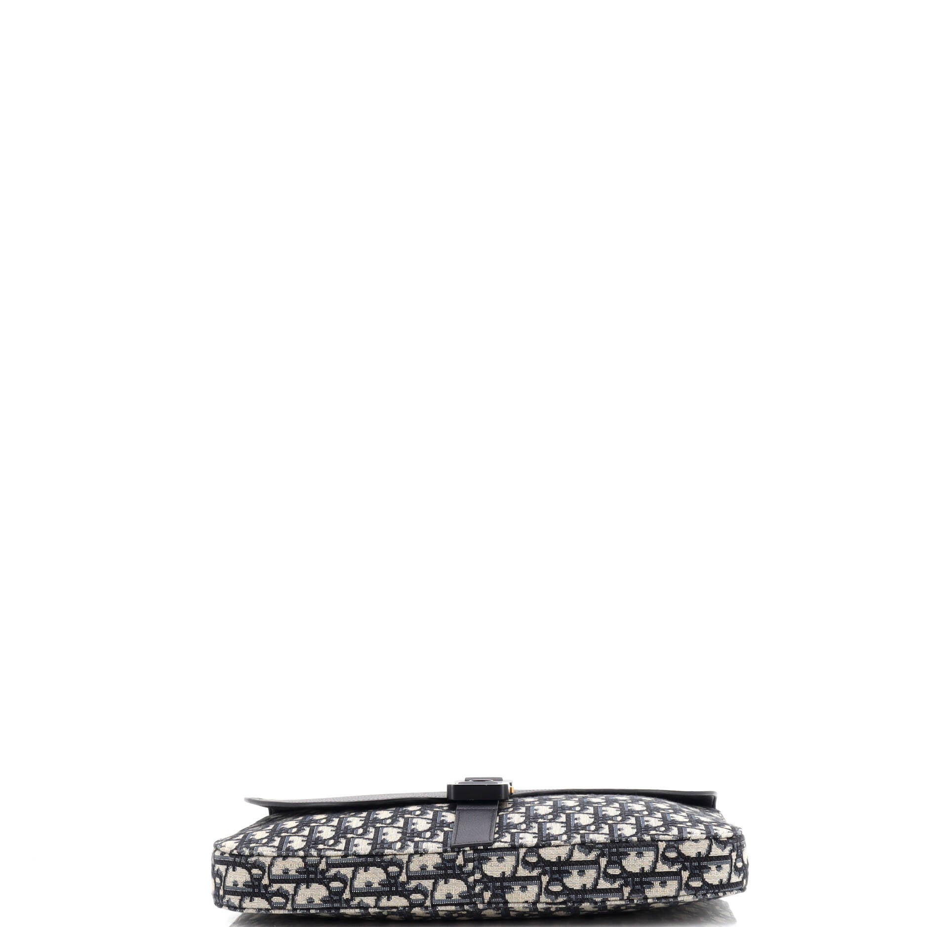 Saddle A4 Clutch Oblique Canvas and Leather