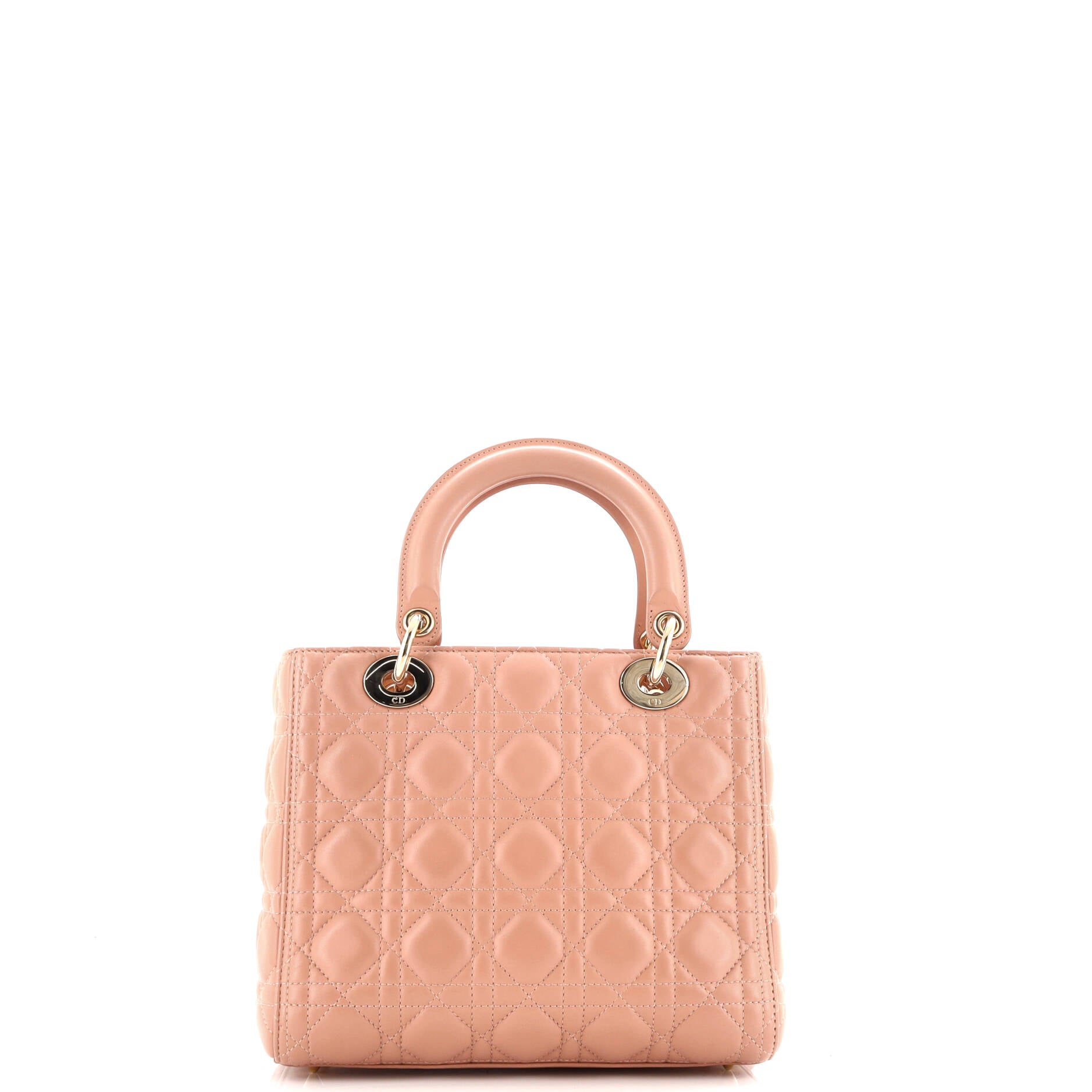Lady Dior Bag Cannage Quilt Lambskin Medium