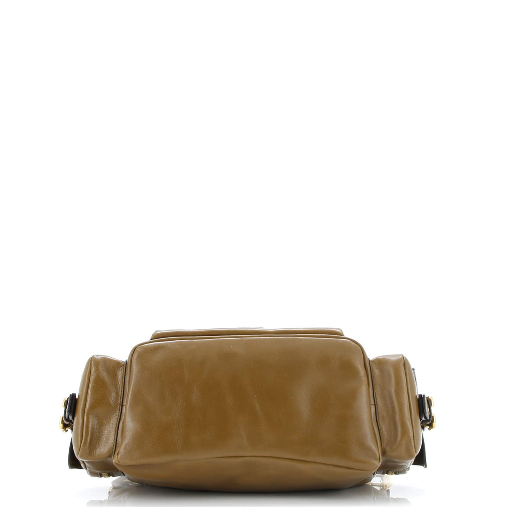 Camera Shoulder Bag Leather Medium
