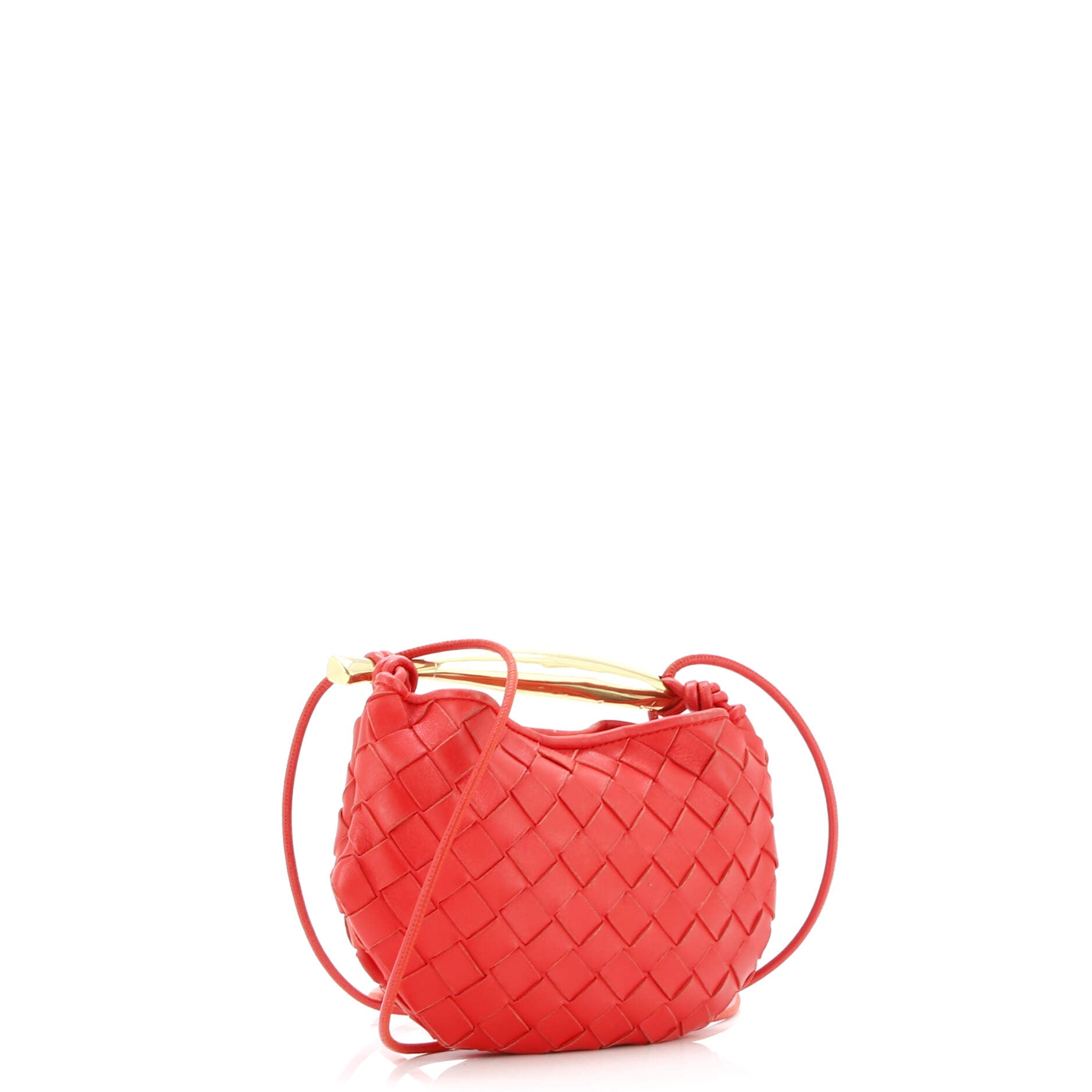 Sardine Top Handle Bag Intrecciato Nappa Mini