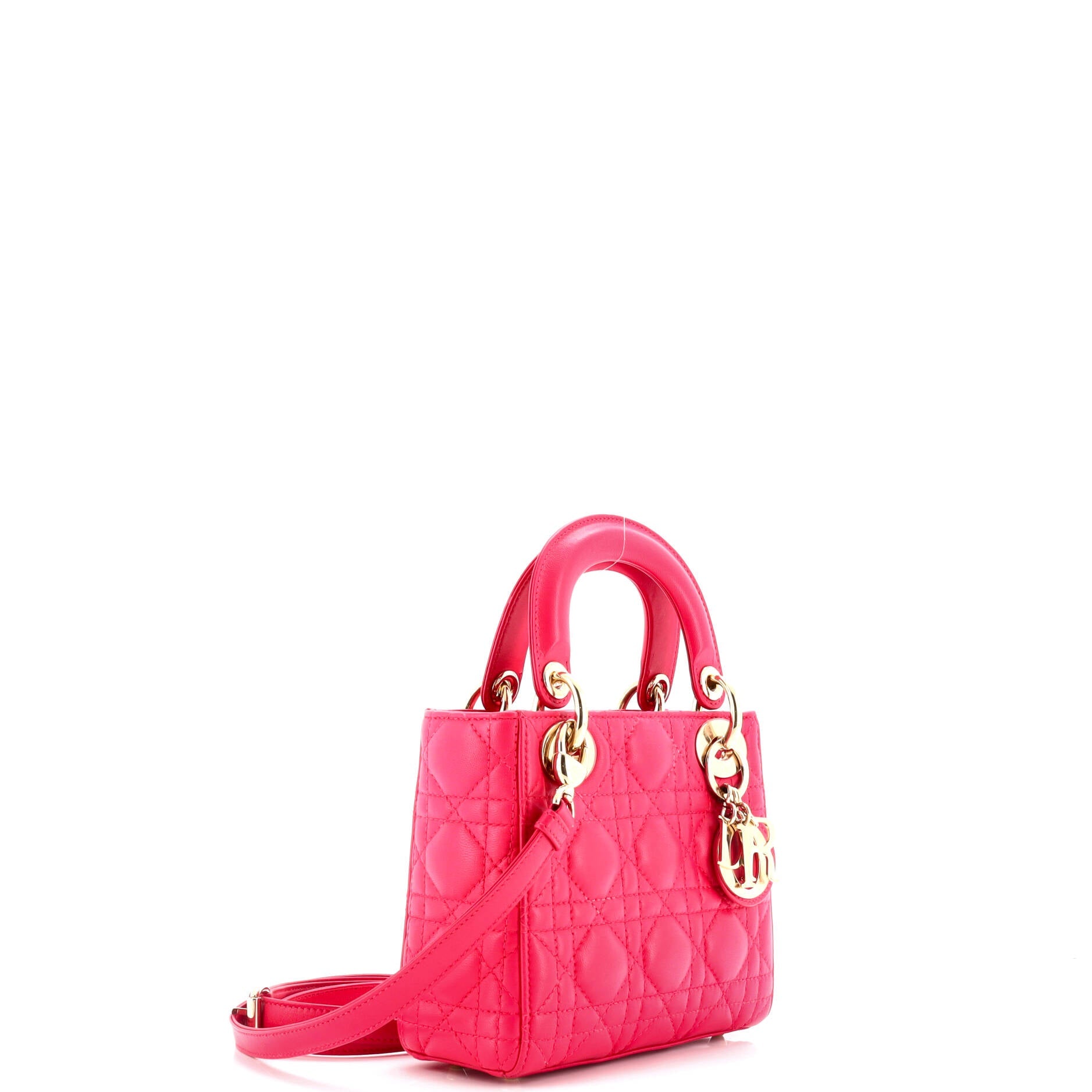 Lady Dior Bag Cannage Quilt Lambskin Mini