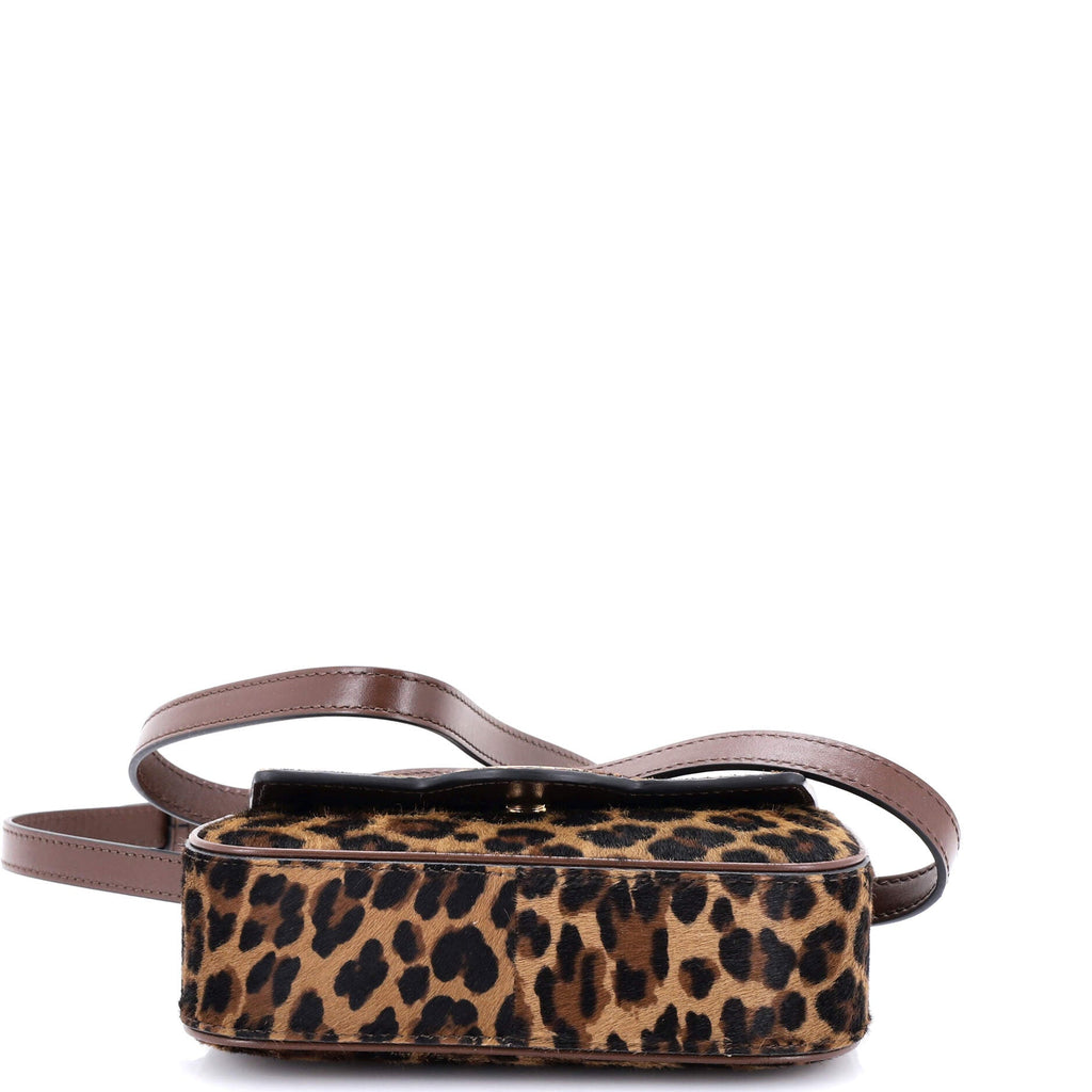 La Medusa Chain Handle Bag Printed Pony Hair Mini