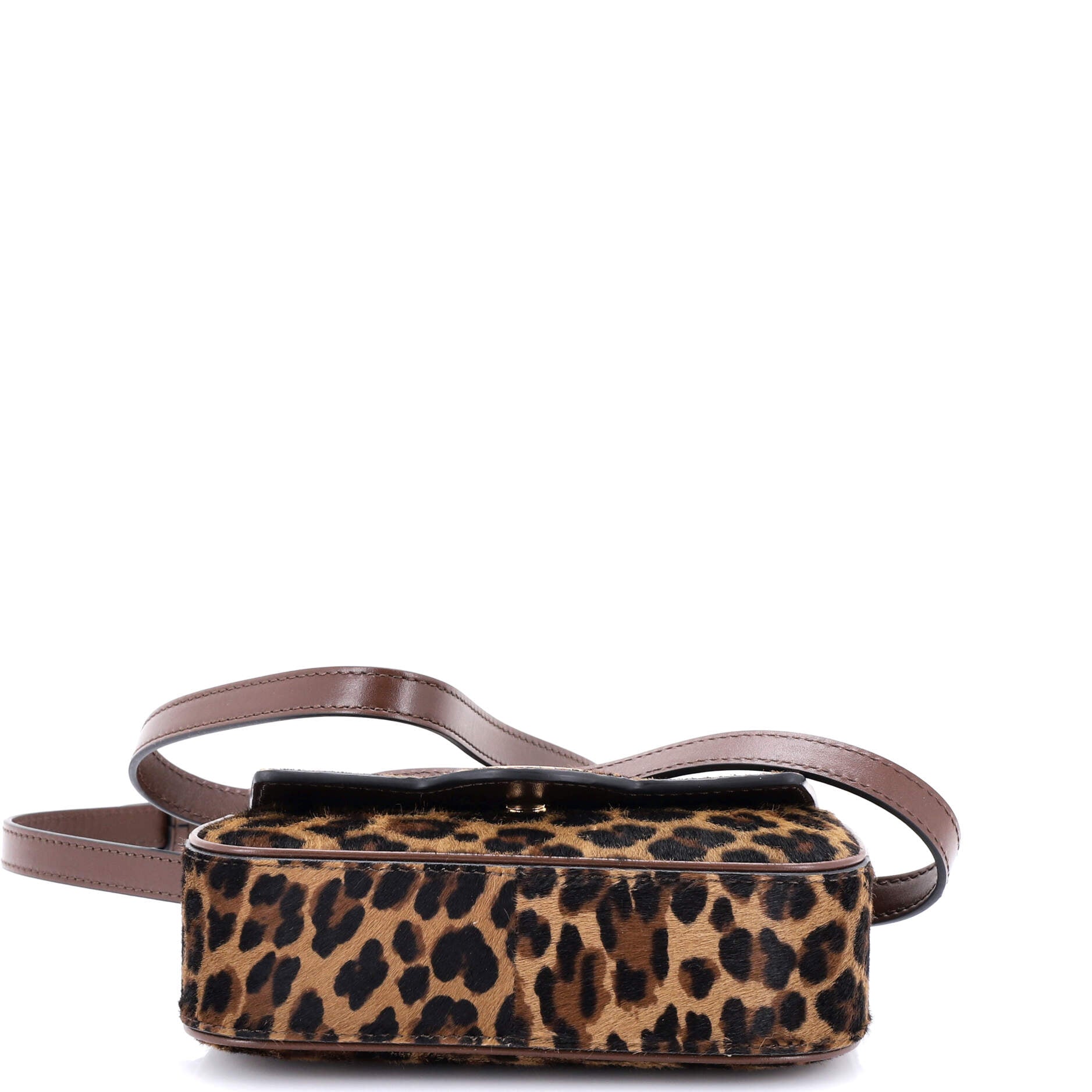 La Medusa Chain Handle Bag Printed Pony Hair Mini