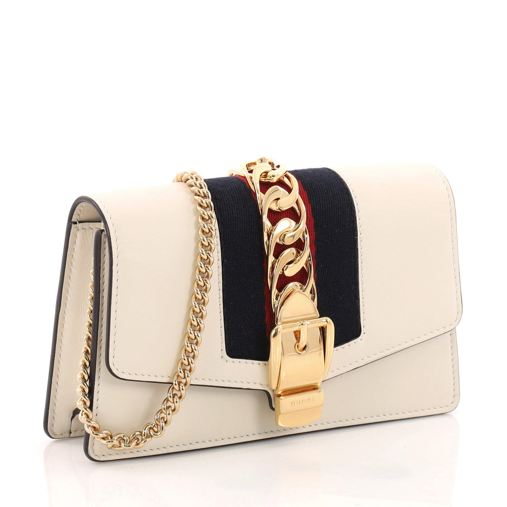 Sylvie Chain Crossbody Bag Leather Mini