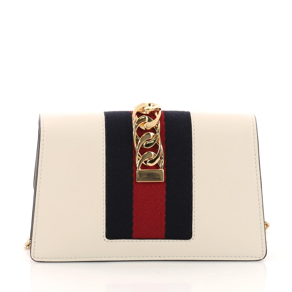 Sylvie Chain Crossbody Bag Leather Mini