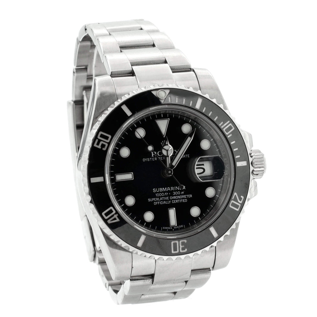 Oyster Perpetual Submariner Date Automatic Watch Stainless Steel and Cerachrom 40