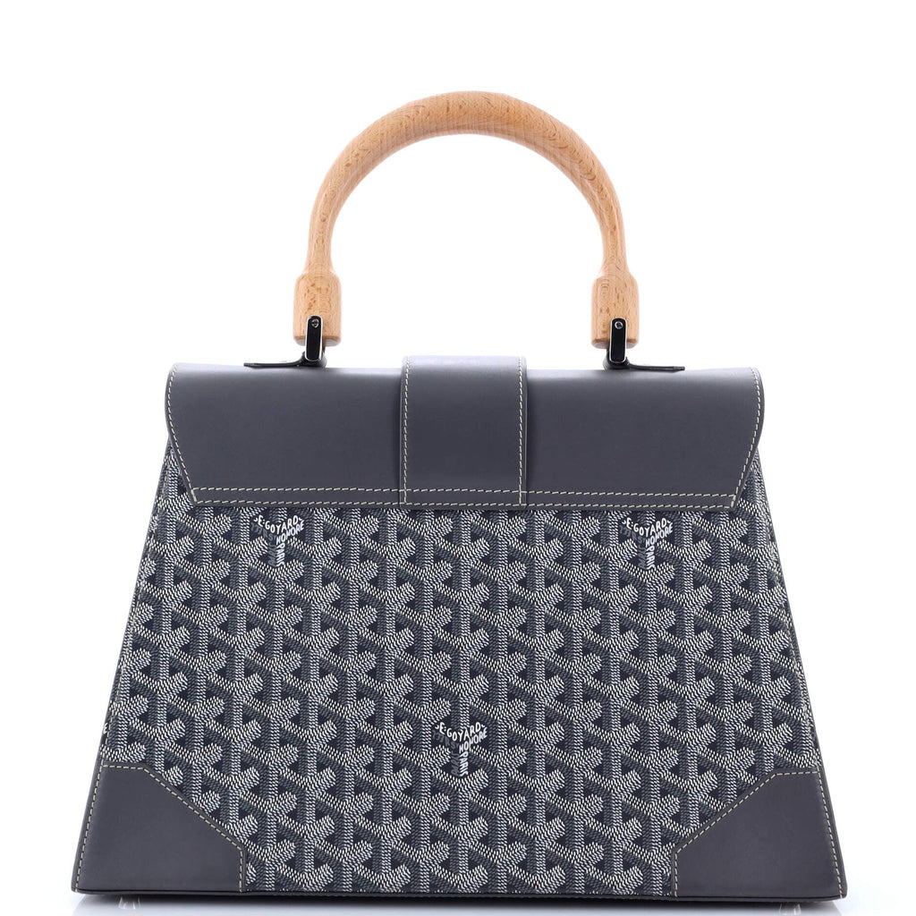 Saigon Top Handle Bag Coated Canvas with Leather MM