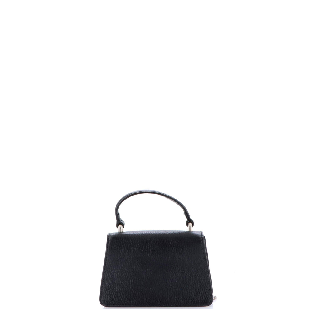 Dionysus Top Handle Bag Leather with Crystals Mini