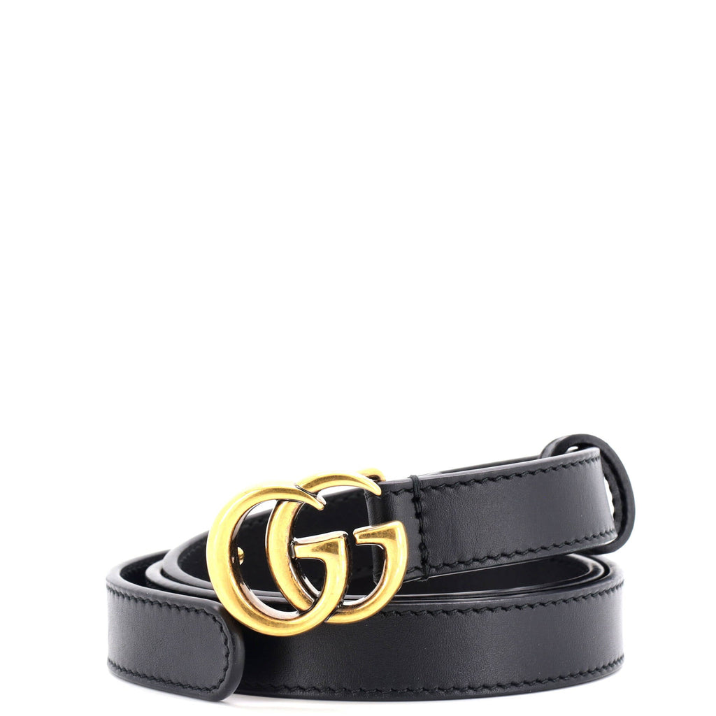 GG Marmont Belt Leather Thin