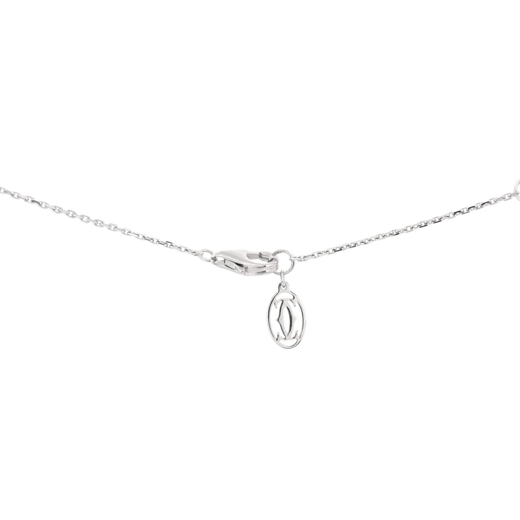 Etincelle de Cartier Teardrop Pendant Necklace 18K White Gold and Diamonds