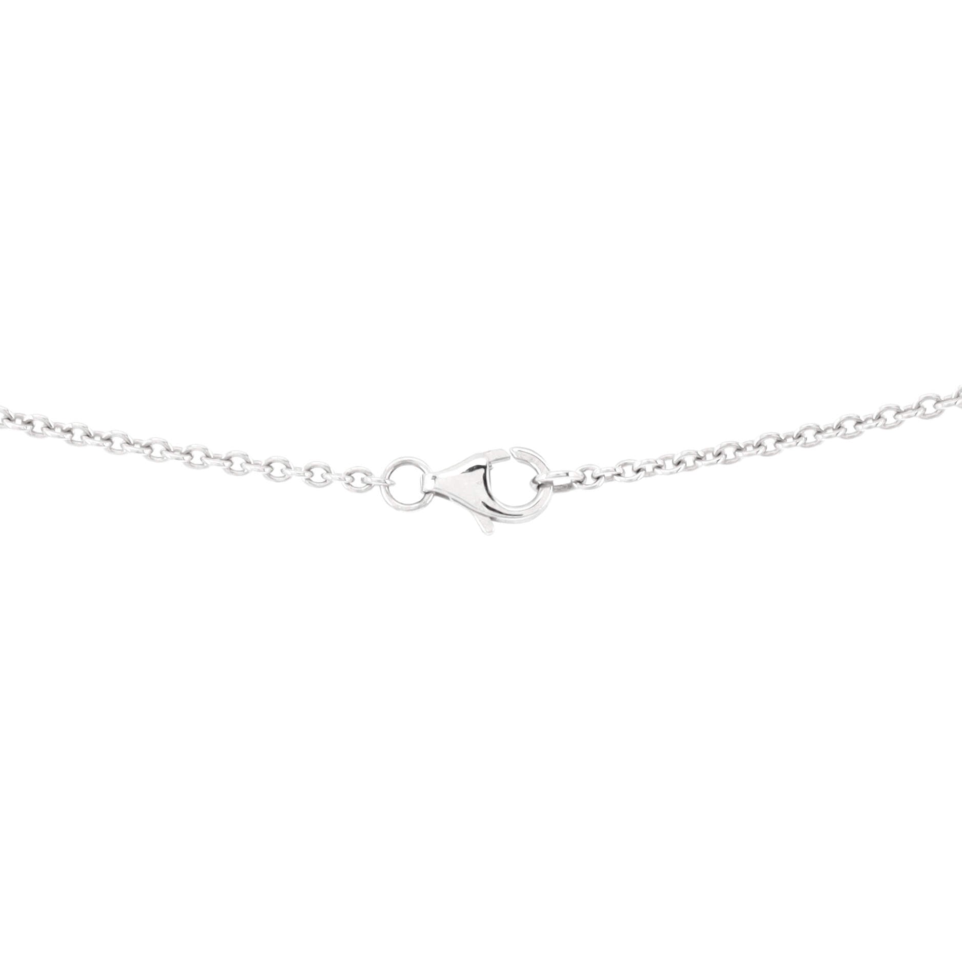 Love Interlocking Necklace 18K White Gold