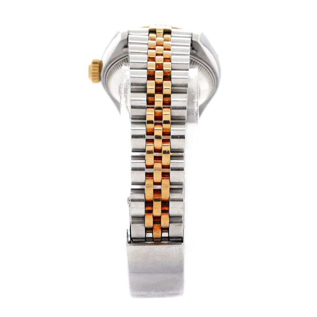 Oyster Perpetual Datejust Automatic Watch Stainless Steel and Yellow Gold with Diamond Markers 26