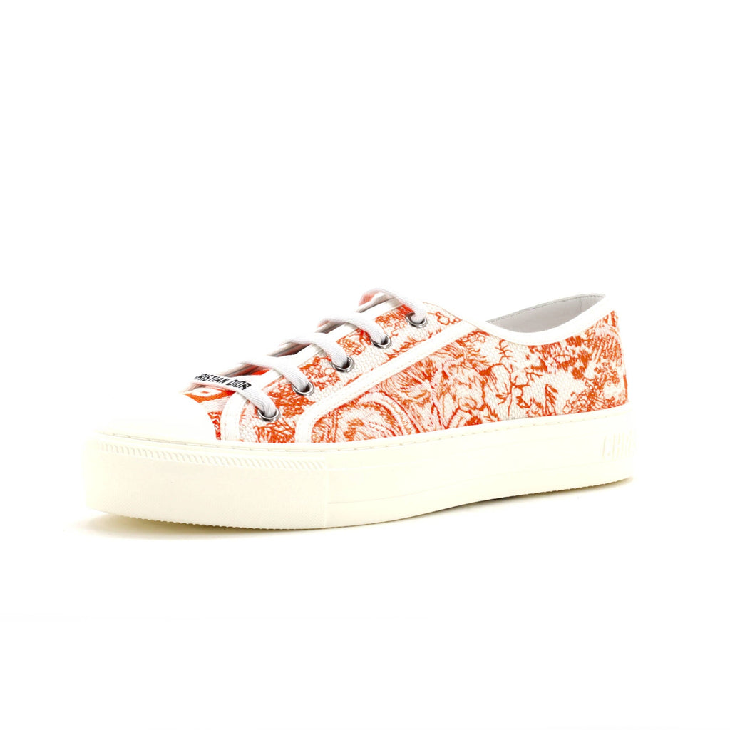 Women's Walk'N'Dior Sneakers Embroidered Canvas
