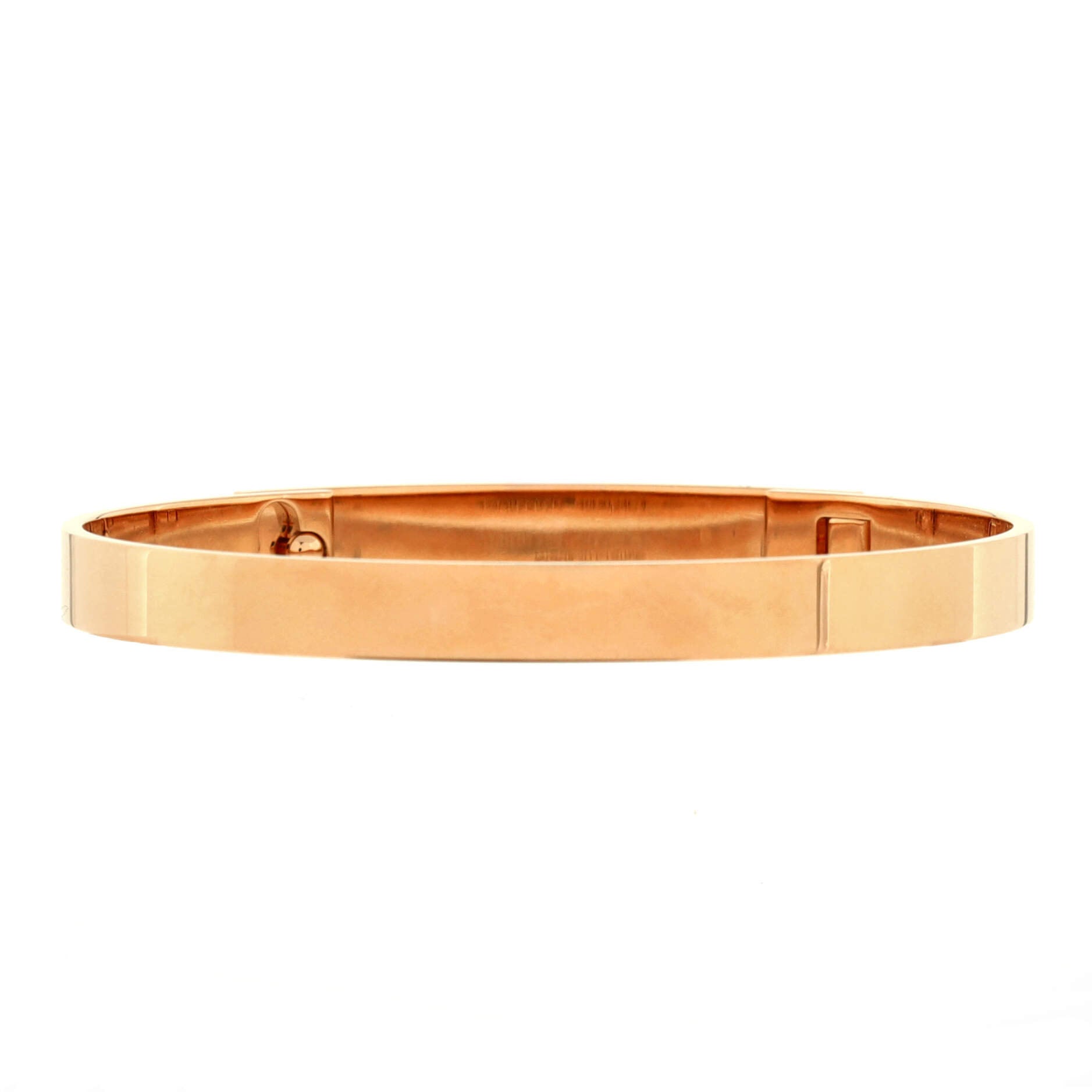 Collier de Chien Bracelet 18K Rose Gold with Pave Diamond Studs PM