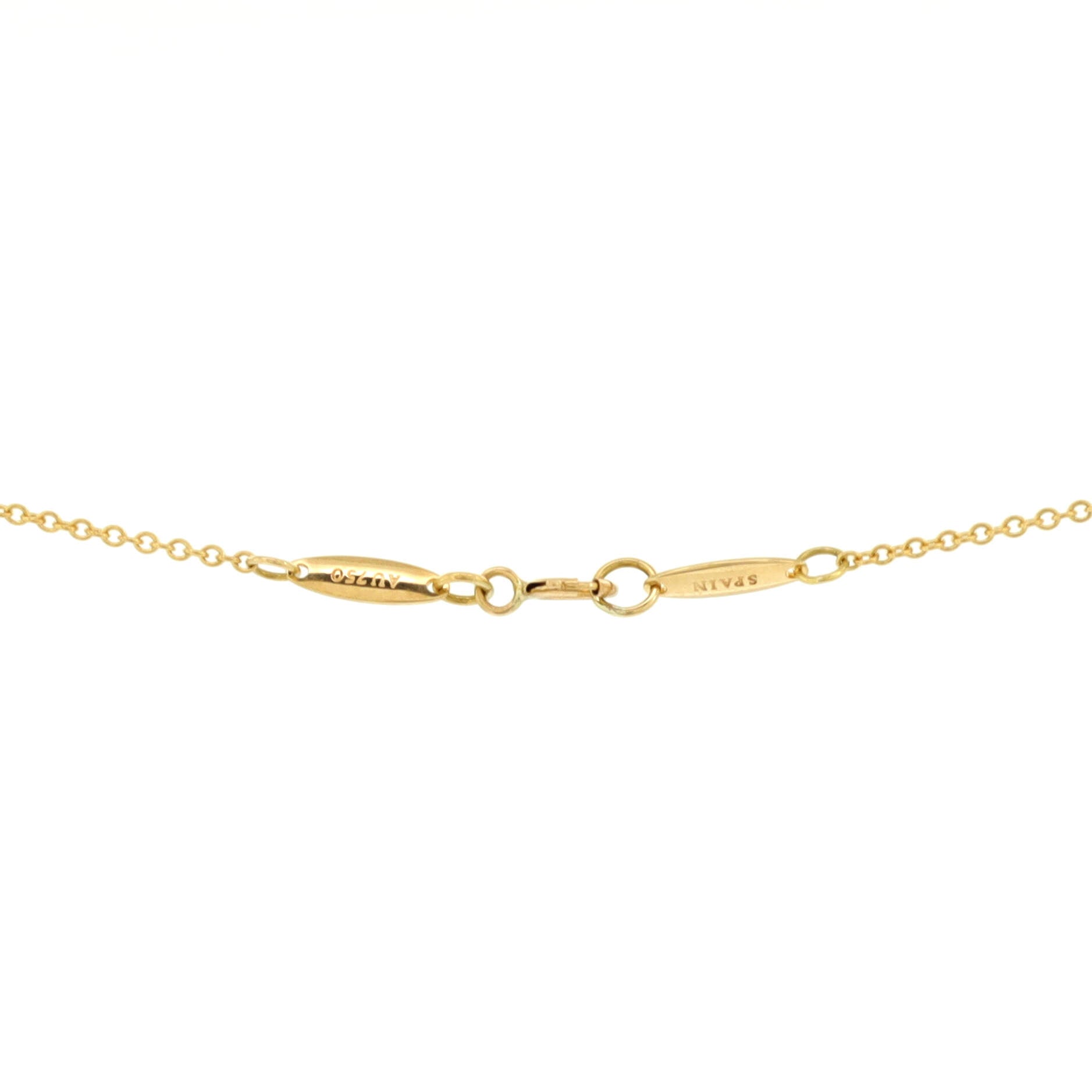 Elsa Peretti Open Heart Pendant Necklace 18K Yellow Gold 11mm