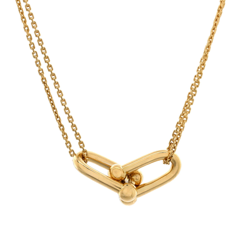 HardWear Double Link Pendant Necklace 18K Yellow Gold