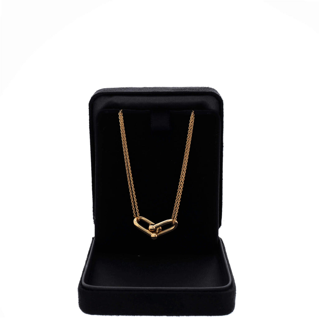 HardWear Double Link Pendant Necklace 18K Yellow Gold