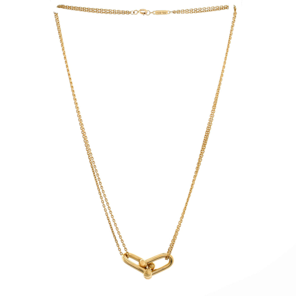 HardWear Double Link Pendant Necklace 18K Yellow Gold