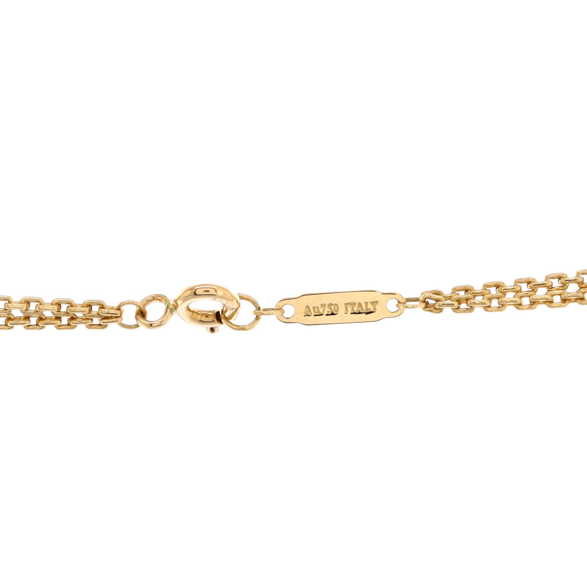 HardWear Double Link Pendant Necklace 18K Yellow Gold