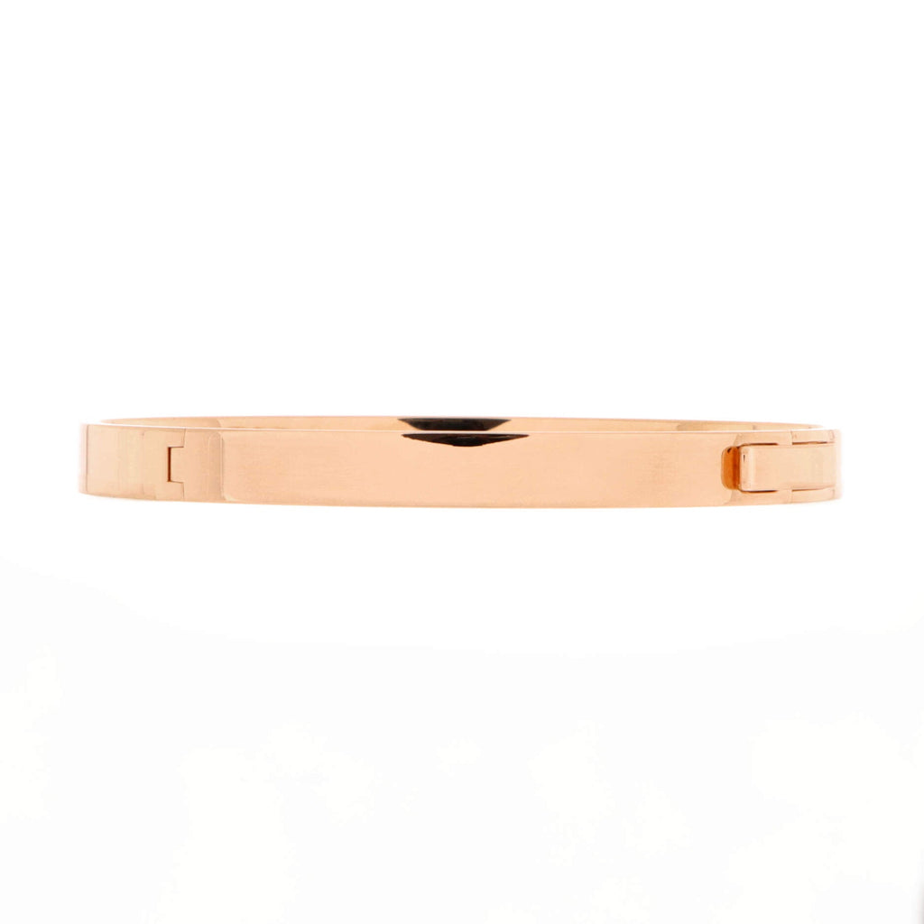 H d'Ancre Bracelet 18K Rose Gold with Diamonds Small