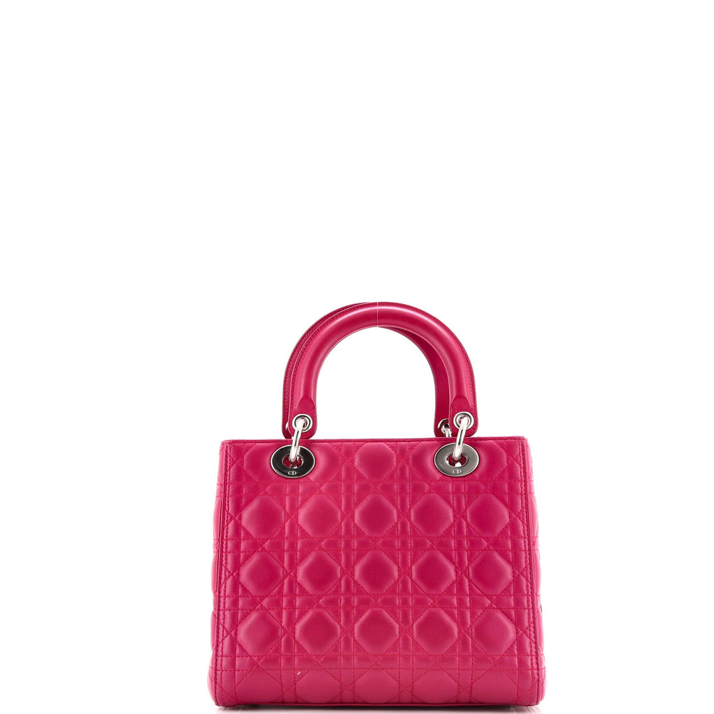 Lady Dior Bag Cannage Quilt Lambskin Medium