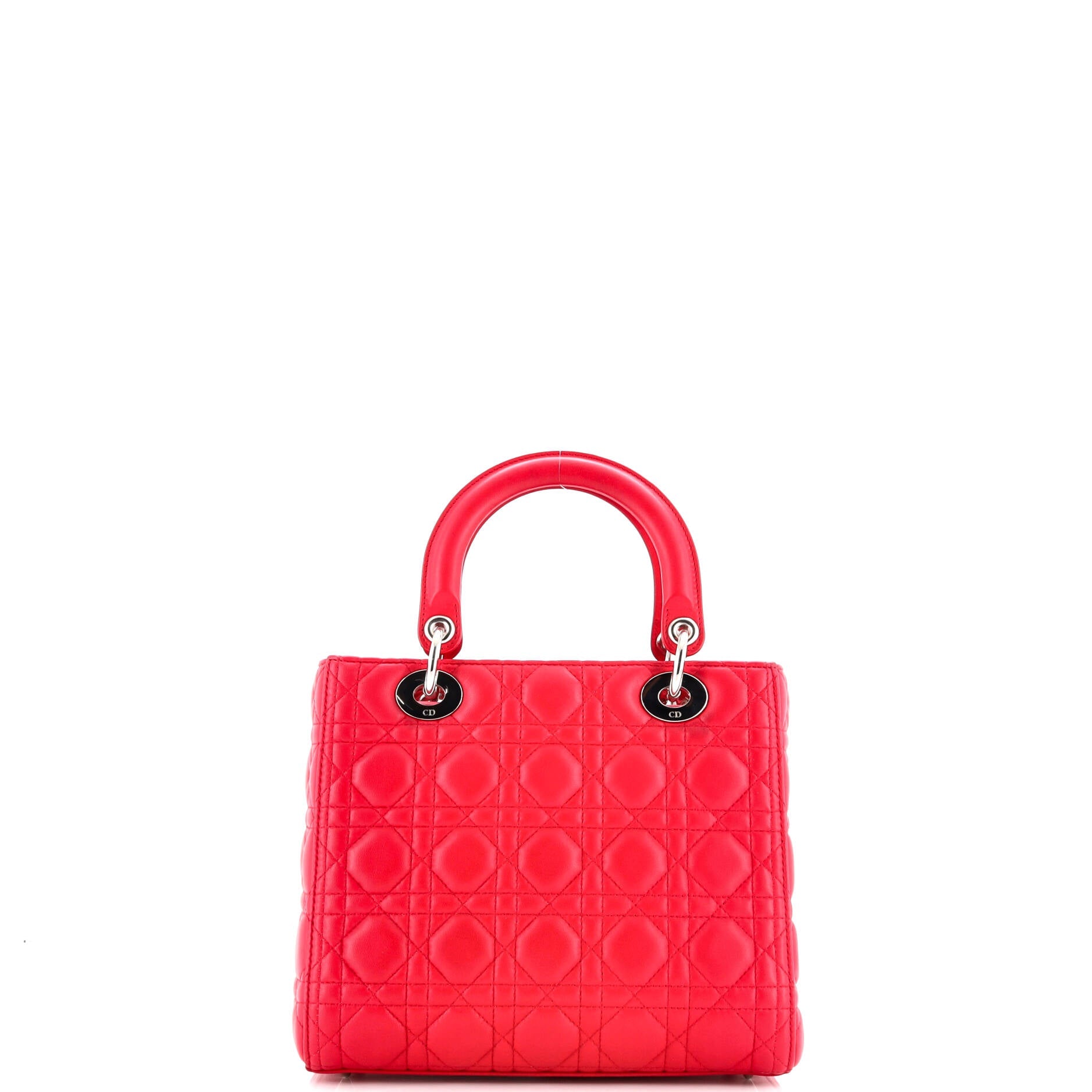 Lady Dior Bag Cannage Quilt Lambskin Medium