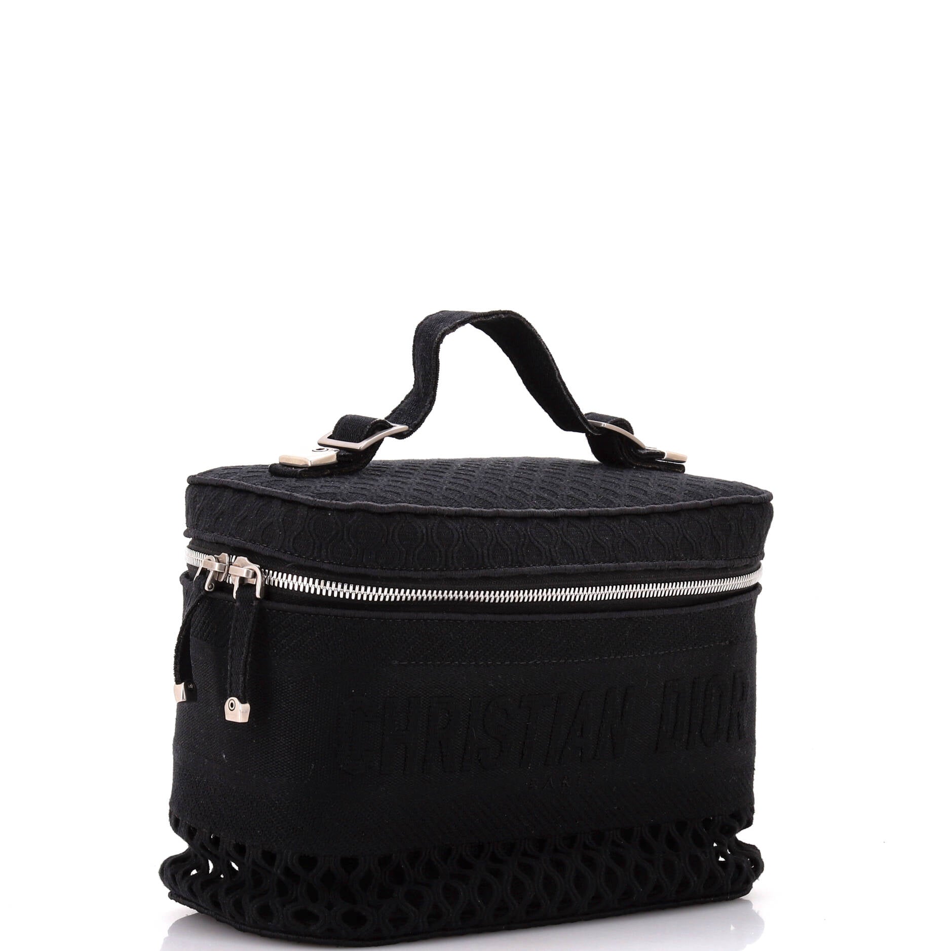 DiorTravel Vanity Case Embroidered Canvas with Mesh