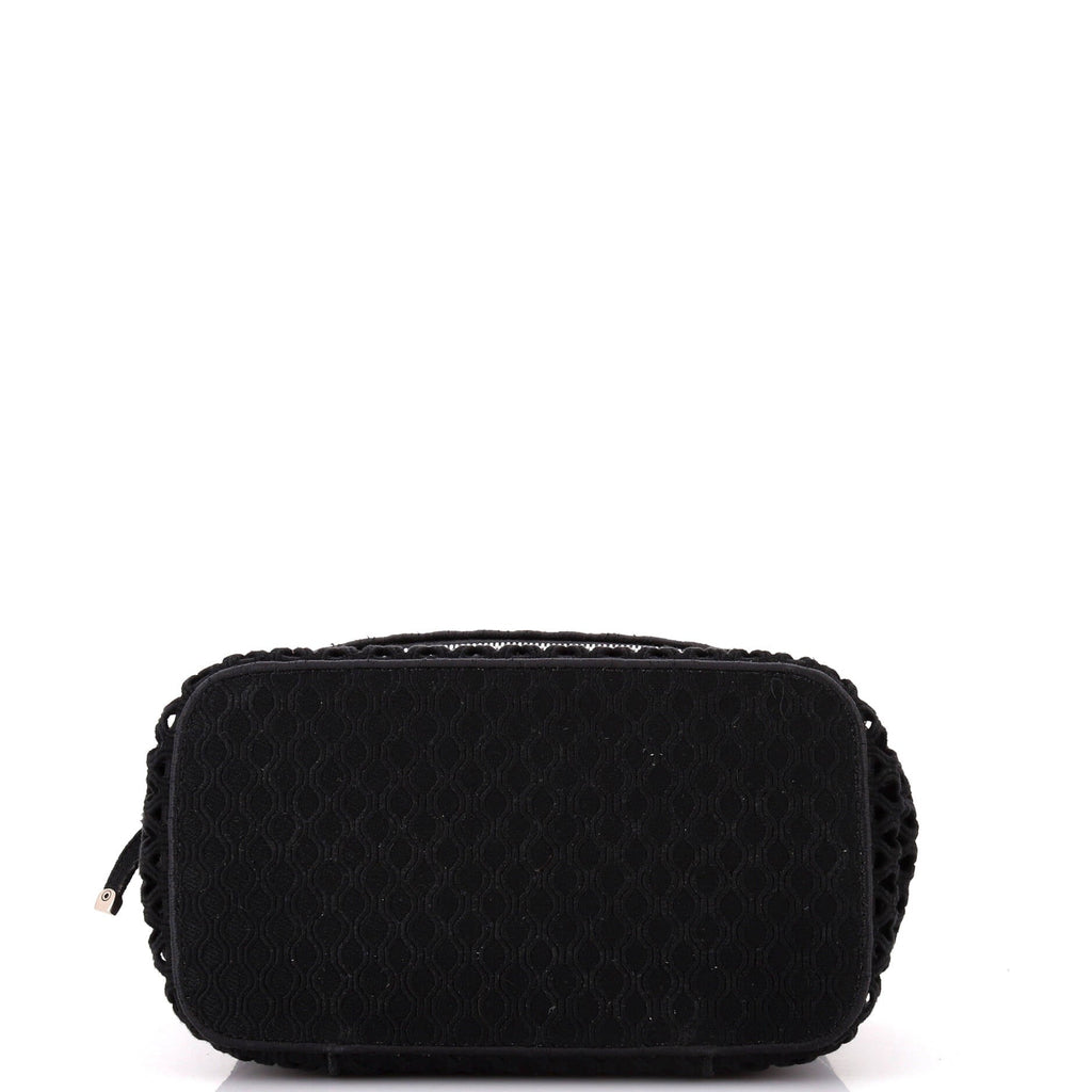 DiorTravel Vanity Case Embroidered Canvas with Mesh