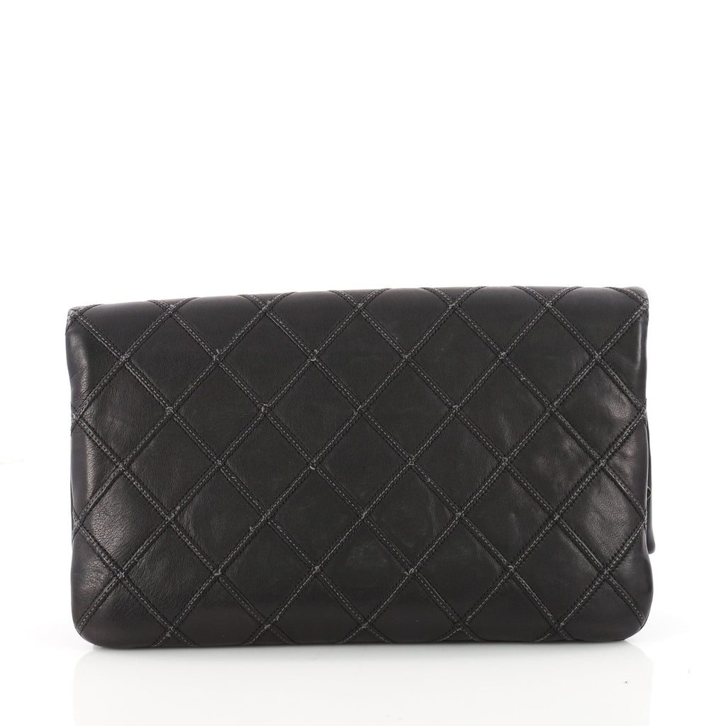 Thin City Clutch Quilted Calfskin Small