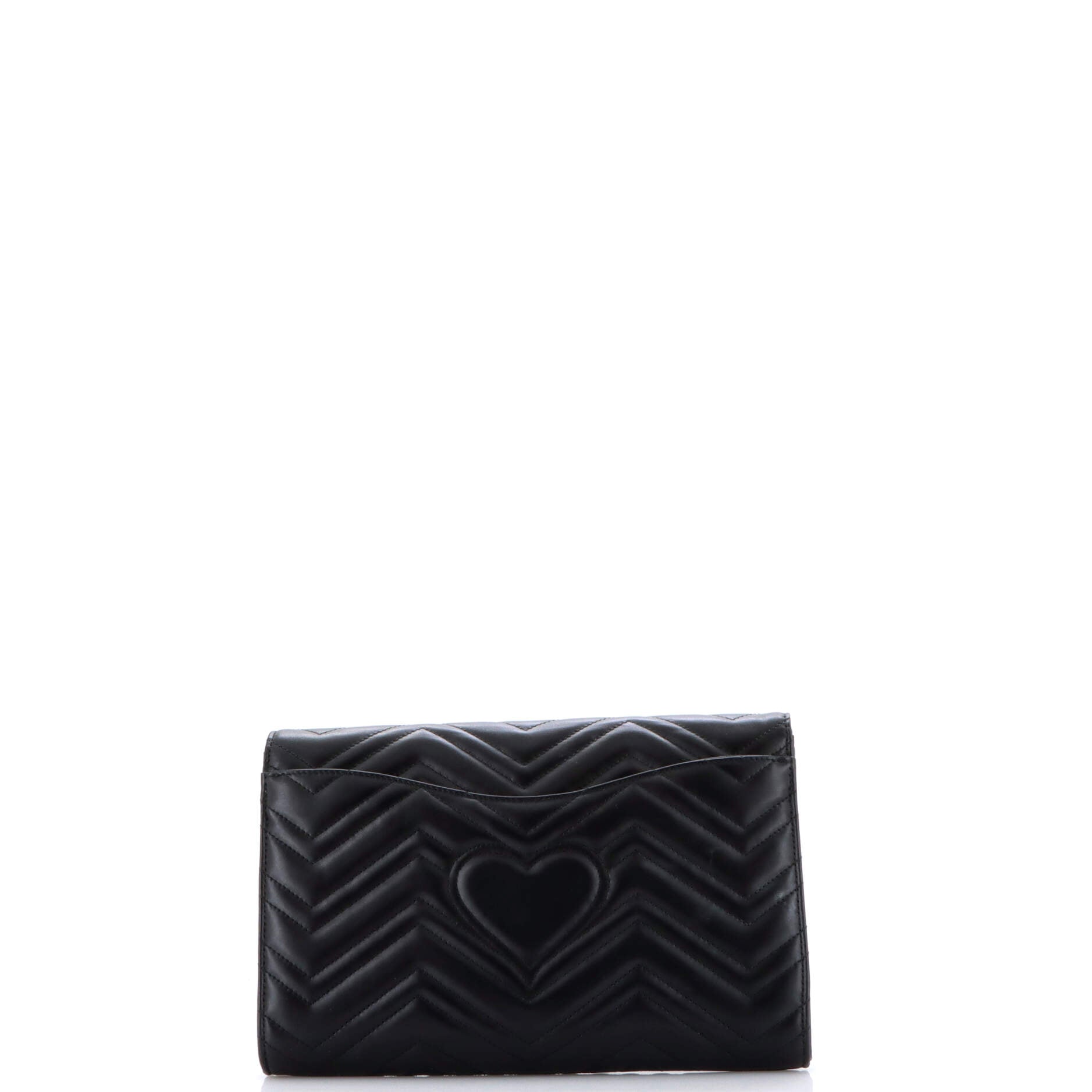 GG Marmont Flap Clutch Matelasse Leather