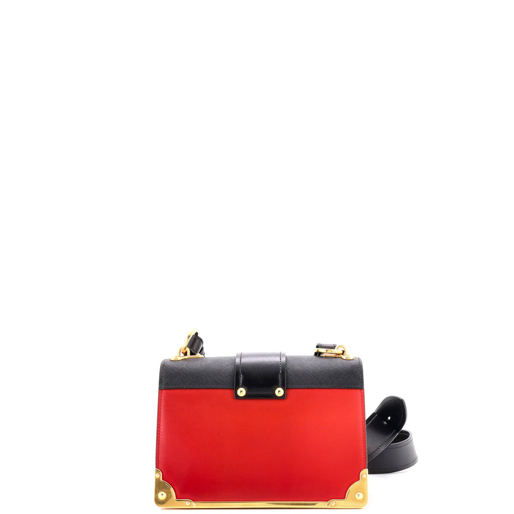 Cahier Chain Crossbody Bag City Calf and Saffiano Small