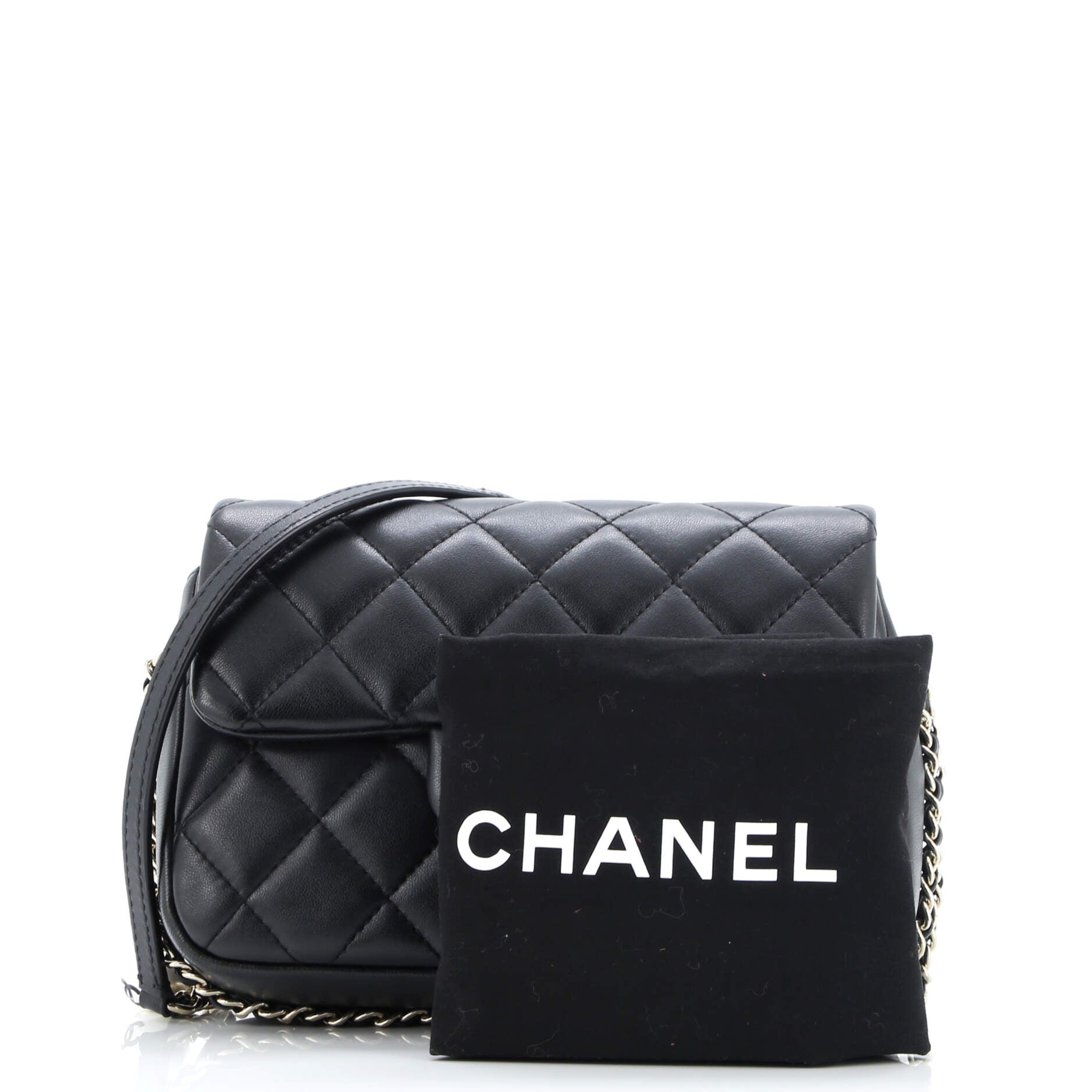 My Precious Pearls Chain Flap Bag Quilted Lambskin Medium