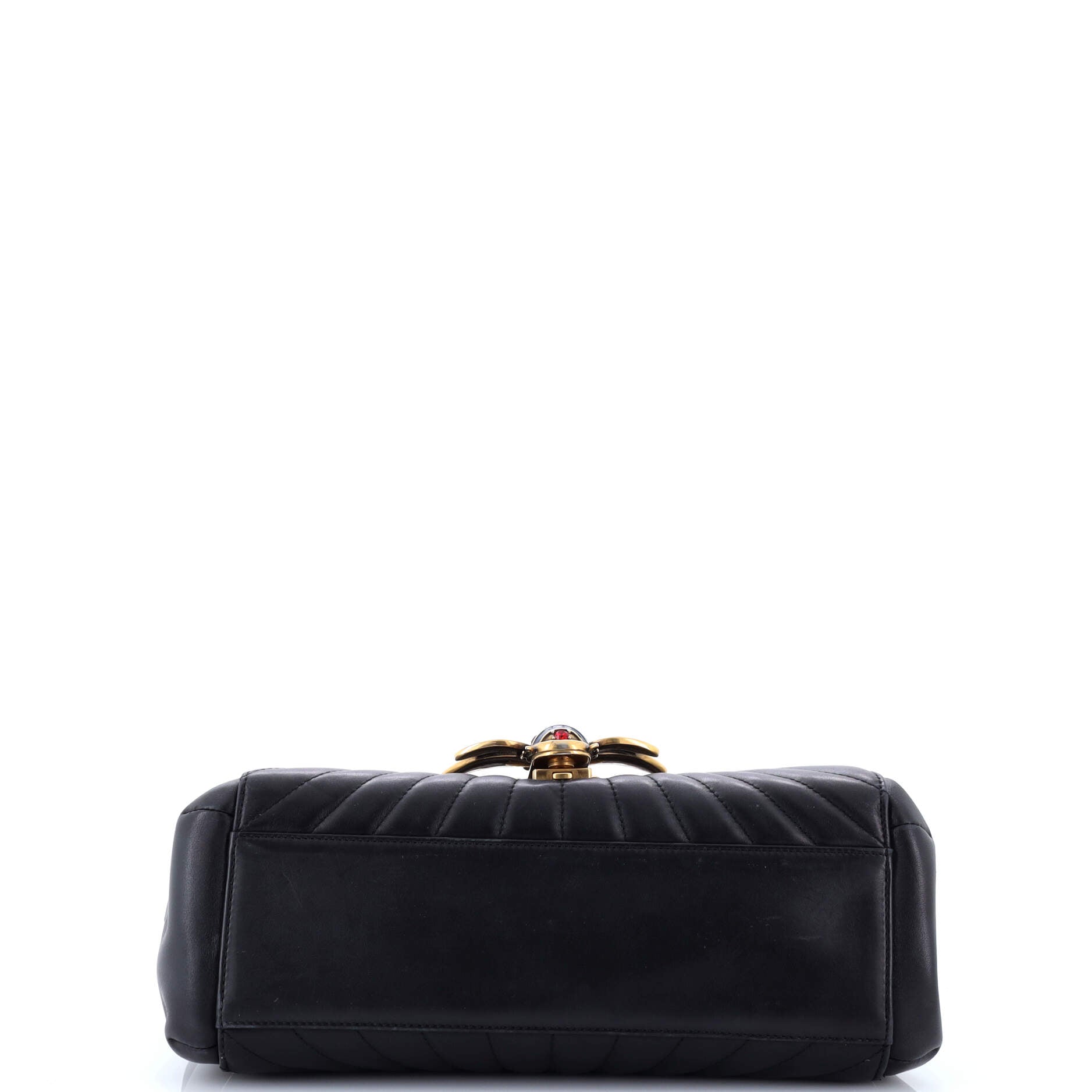 Queen Margaret Top Handle Bag Quilted Leather Medium