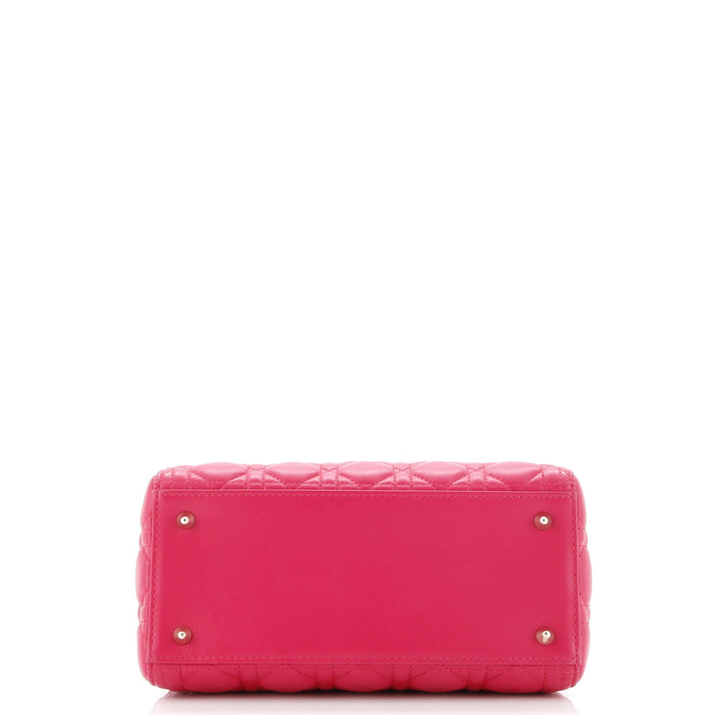 Lady Dior Bag Cannage Quilt Lambskin Medium