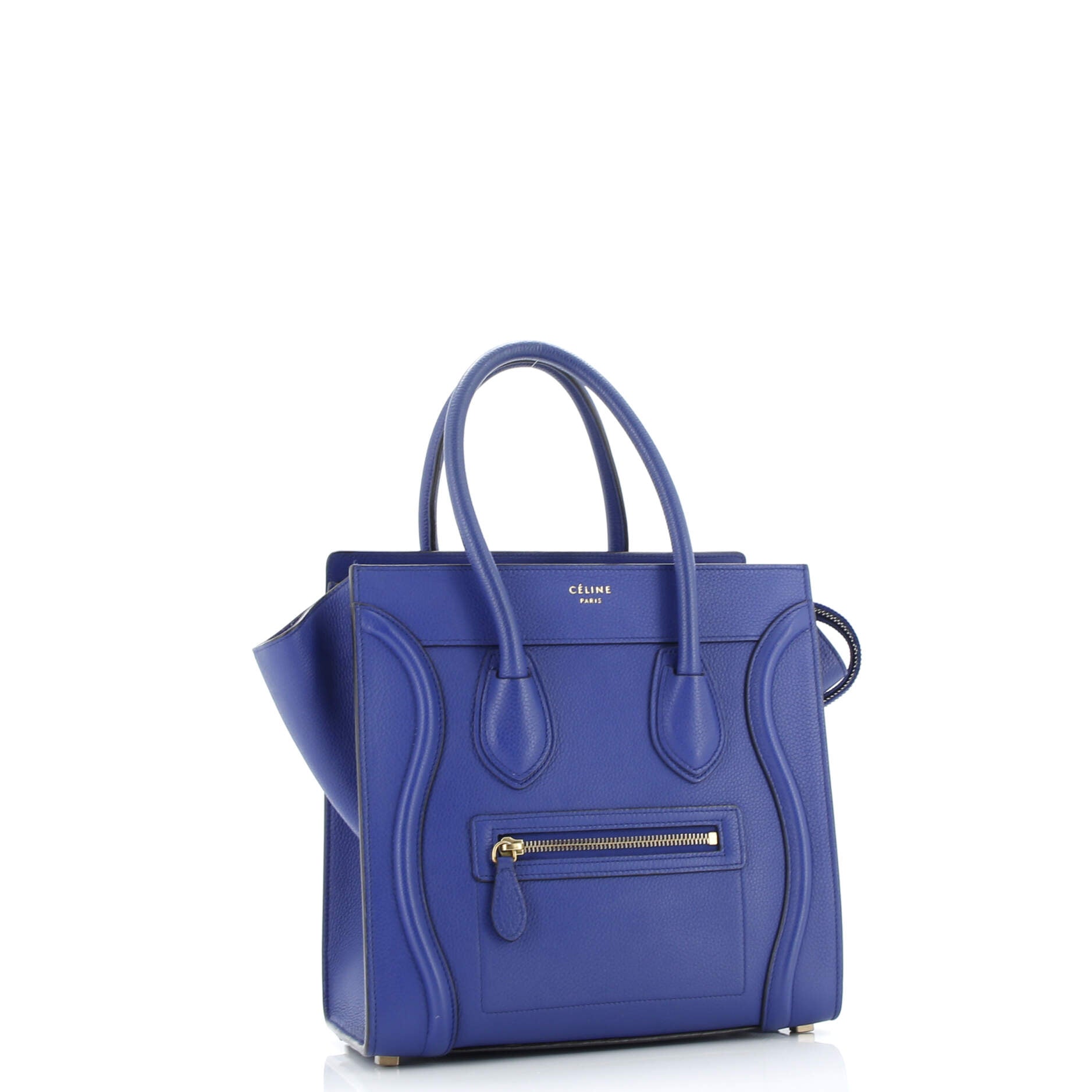 Luggage Bag Grainy Leather Micro