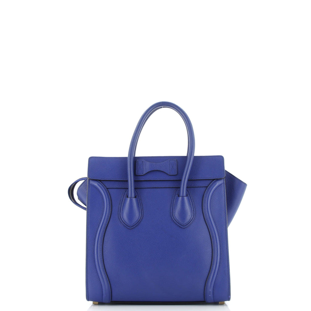 Luggage Bag Grainy Leather Micro
