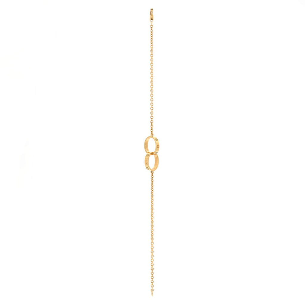 Love Interlocking Bracelet 18K Yellow Gold