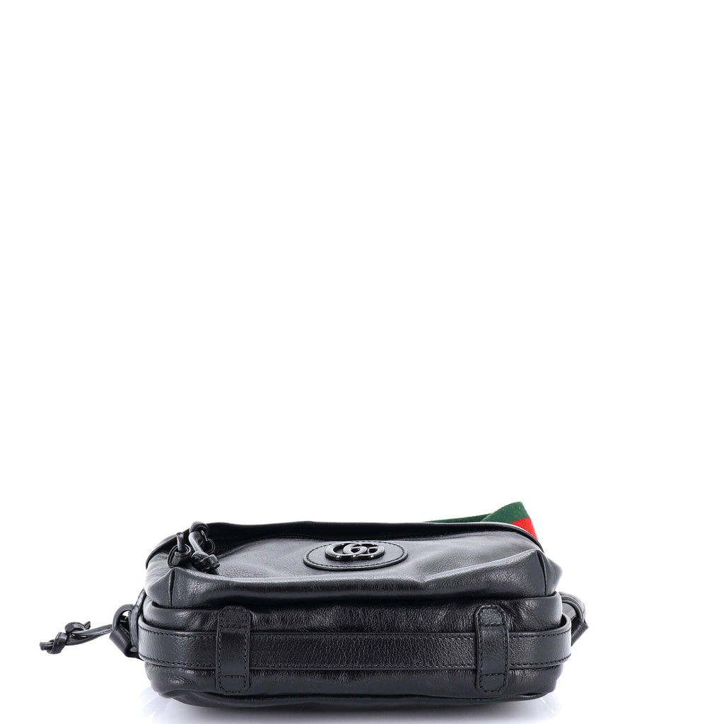 Tonal Double G Shoulder Bag Leather