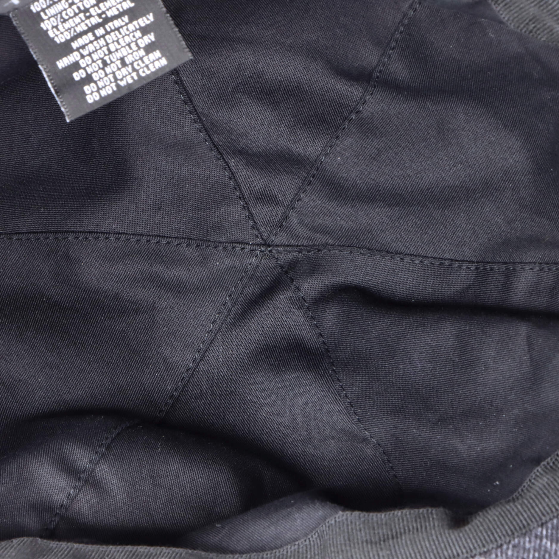 Denim Mood Baseball Cap Logo Printed Denim