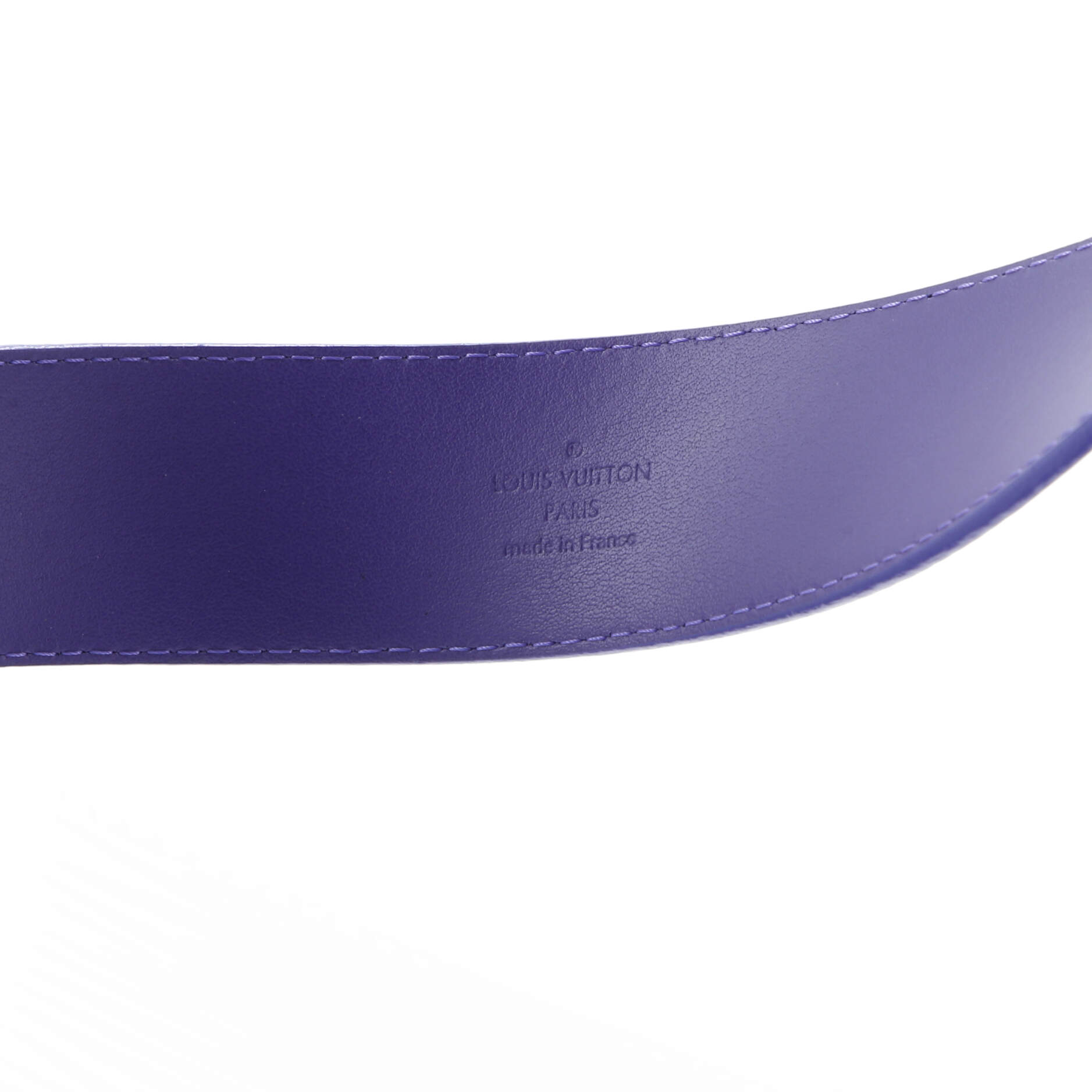 LV Initiales Belt Epi Leather Wide