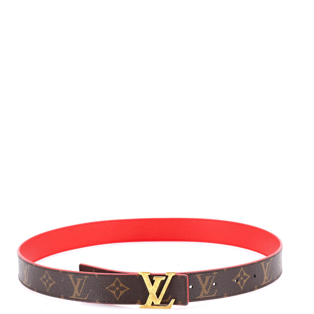 LV Initiales Belt Monogram Canvas Thin 95