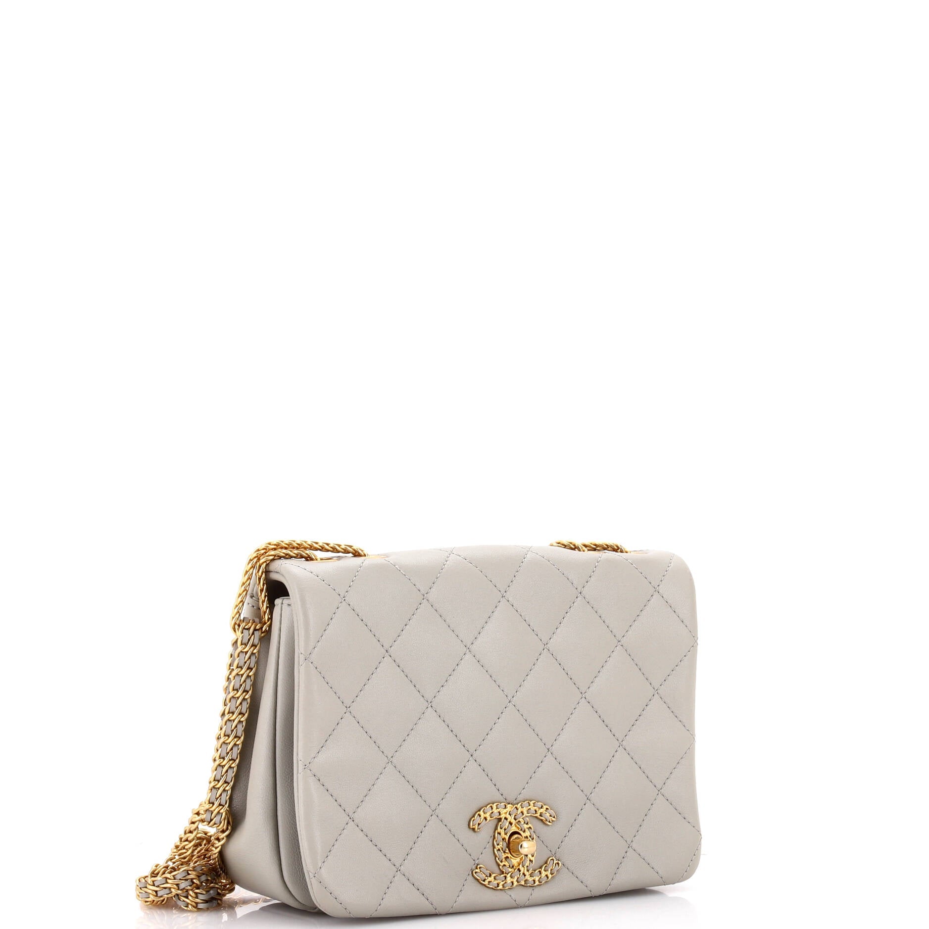 On And On Full Flap Bag Quilted Lambskin Small