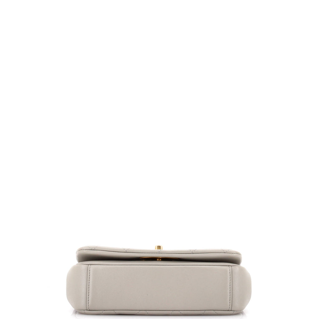 On And On Full Flap Bag Quilted Lambskin Small