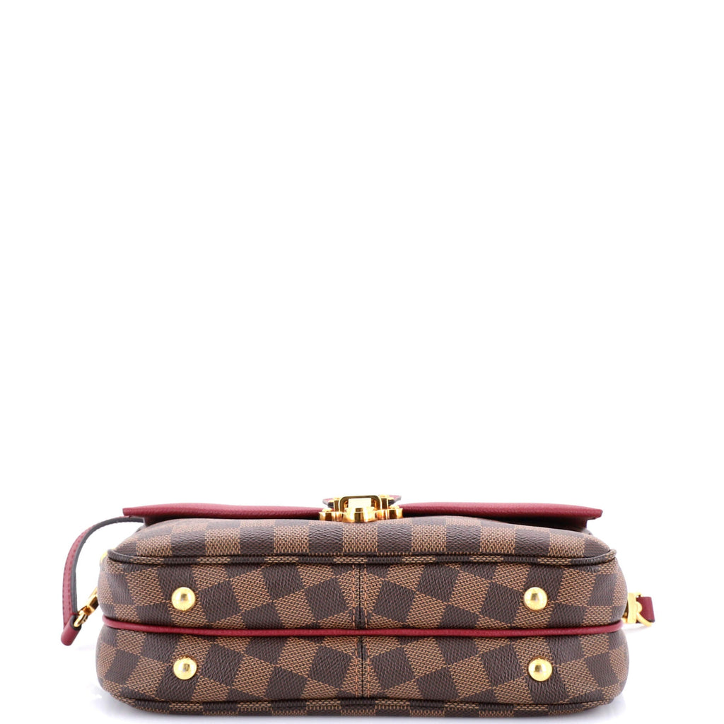 Clapton Handbag Damier and Leather PM
