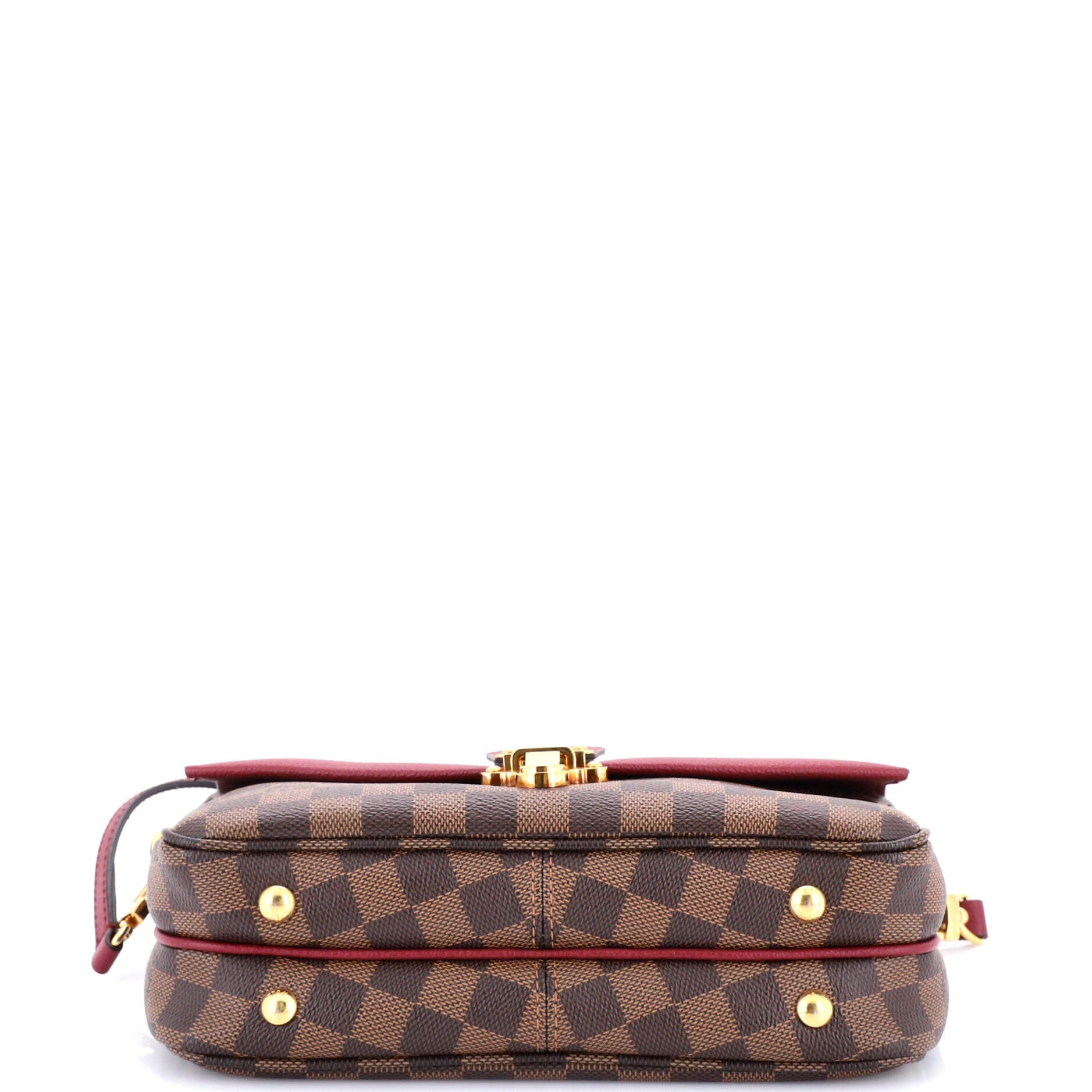 Clapton Handbag Damier and Leather PM